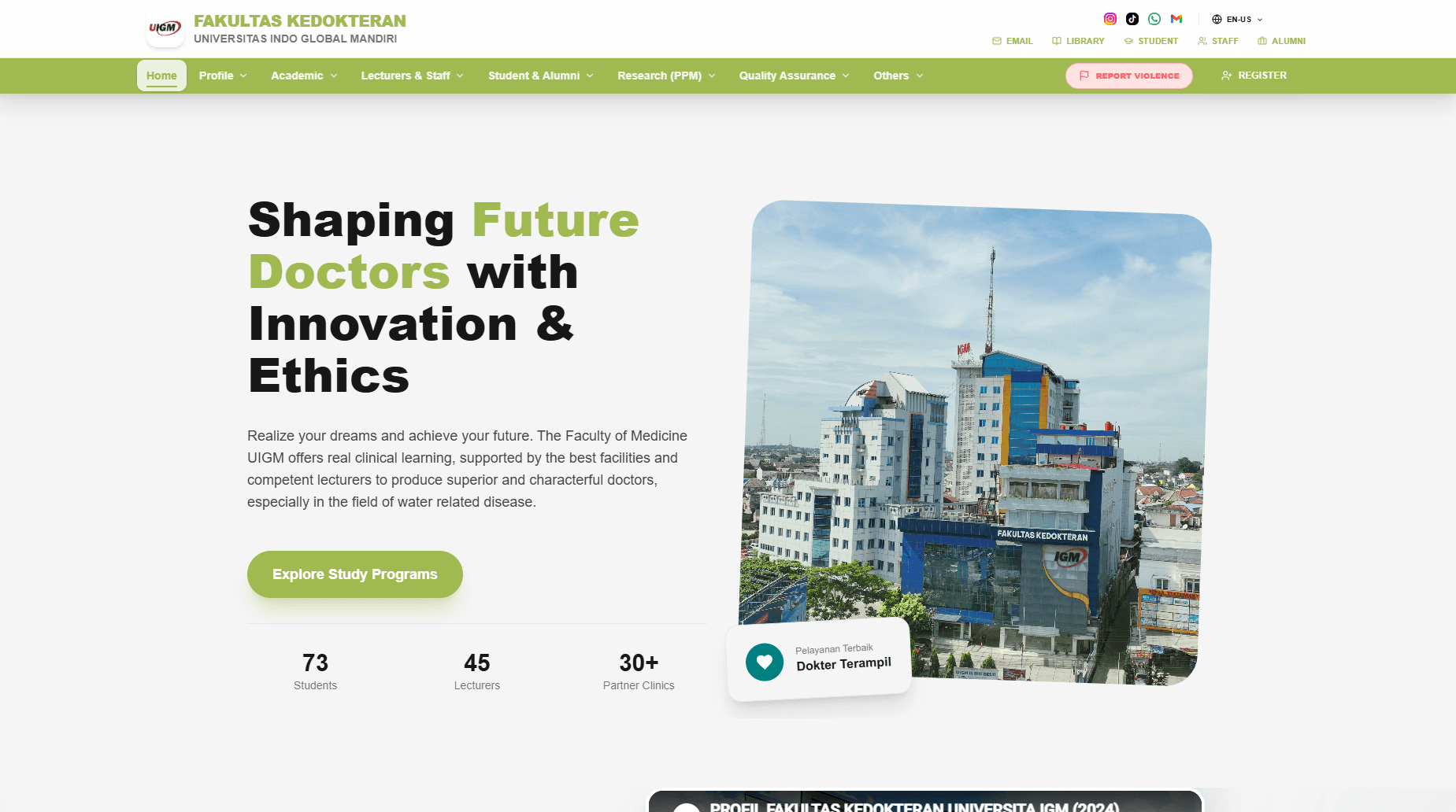 Faculty of Medicine Web Portal